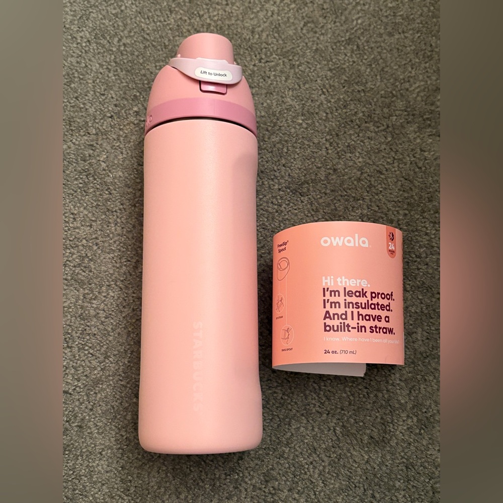 OWALA STARBUCKS PINK 24oz **BRAND NEW**